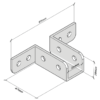 Suporte U 20x20